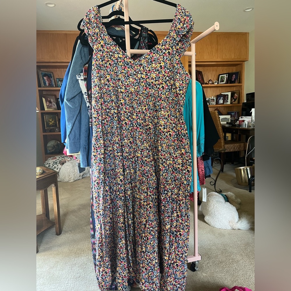 Old Navy Multicolor Floral Dress